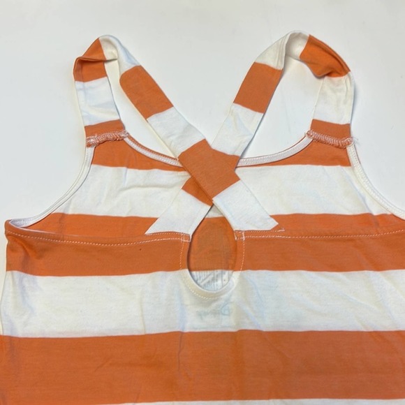 Roxy Disney Orange Striped Tank Size Large - Picture 5 of 7